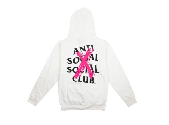 Anti Social Social Club ASSC 'Club Cancelled' Hoodie White FW20 - SOLE SERIOUSS (1)