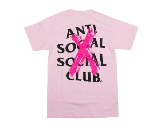 Anti Social Social Club ASSC 'Club Cancelled' T-Shirt Pink SS19 - SOLE SERIOUSS (1)
