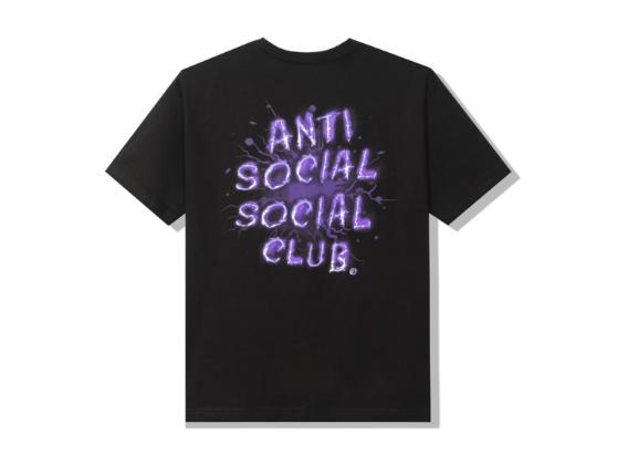 Anti Social Social Club ASSC 'I SEE' T-Shirt Black / Purple SS21 - SOLE SERIOUSS (1)