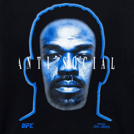 Anti Social Social Club ASSC x UFC 'Bones Jon Jones' Tee Black - SOLE SERIOUSS (3)