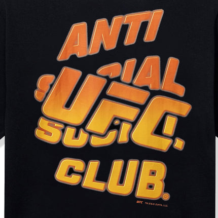 Anti Social Social Club ASSC x UFC 'El Matador Ilia Topuria' Tee Black - SOLE SERIOUSS (4)