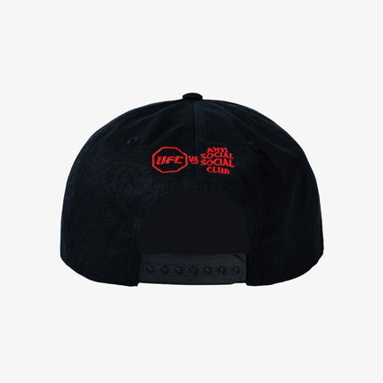 Anti Social Social Club ASSC x UFC 'Fight Week' Cap Black - SOLE SERIOUSS (2)