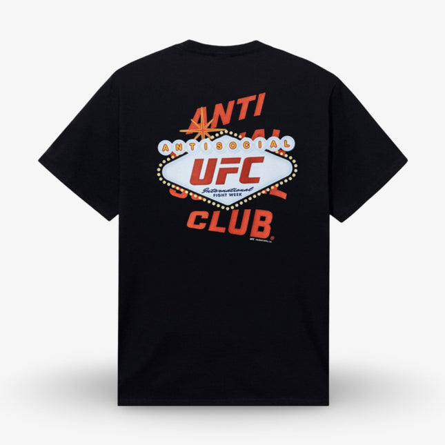 Anti Social Social Club ASSC x UFC 'Fight Week' Tee Black - SOLE SERIOUSS (1)