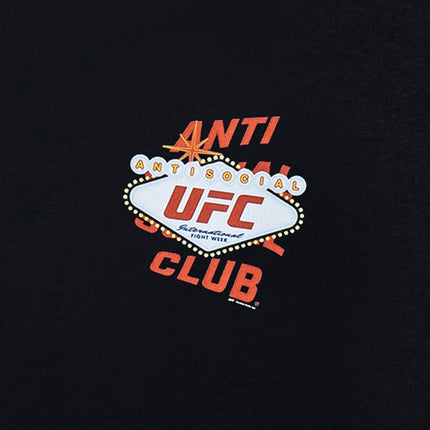 Anti Social Social Club ASSC x UFC 'Fight Week' Tee Black - SOLE SERIOUSS (3)