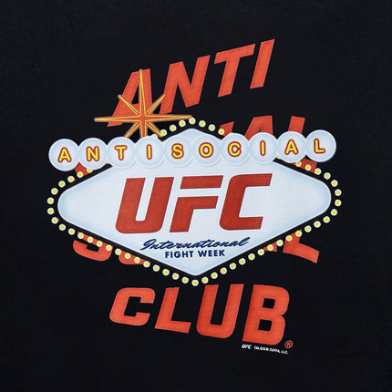 Anti Social Social Club ASSC x UFC 'Fight Week' Tee Black - SOLE SERIOUSS (4)