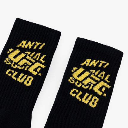 Anti Social Social Club ASSC x UFC 'Main Event' Socks Black - SOLE SERIOUSS (2)