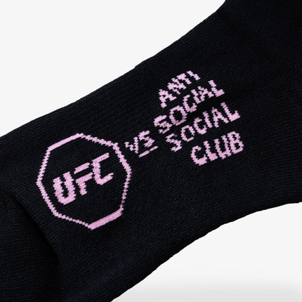 Anti Social Social Club ASSC x UFC 'Main Event' Socks Black - SOLE SERIOUSS (3)