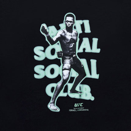 Anti Social Social Club ASSC x UFC 'Stylebender Israel Adesanya' Tee Black - SOLE SERIOUSS (3)