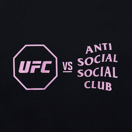 Anti Social Social Club ASSC x UFC 'Versus' Pullover Hoodie Black - SOLE SERIOUSS (3)