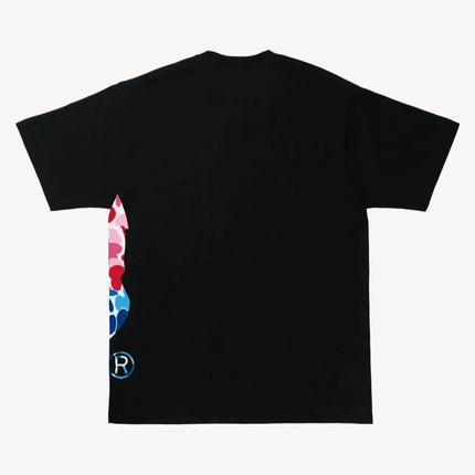 BAPE A Bathing Ape 'ABC Camo Crazy Side Big Ape Head' Tee Black (SS22) - SOLE SERIOUSS (2)