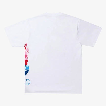 BAPE A Bathing Ape 'ABC Camo Crazy Side Big Ape Head' Tee White (SS22) - SOLE SERIOUSS (2)