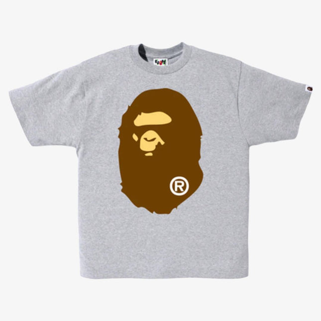 BAPE A Bathing Ape 'Big Ape Head' Tee Gray (SS19) - SOLE SERIOUSS (1)