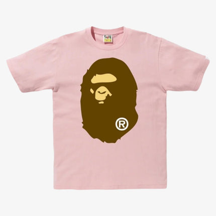 BAPE A Bathing Ape 'Big Ape Head' Tee Pink (SS19) - SOLE SERIOUSS (1)