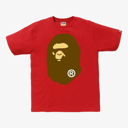 BAPE A Bathing Ape 'Big Ape Head' Tee Red (SS19) - SOLE SERIOUSS (1)