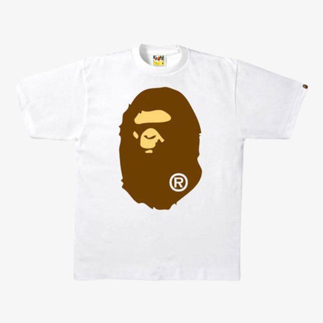 BAPE A Bathing Ape 'Big Ape Head' Tee White (SS19) - SOLE SERIOUSS (1)