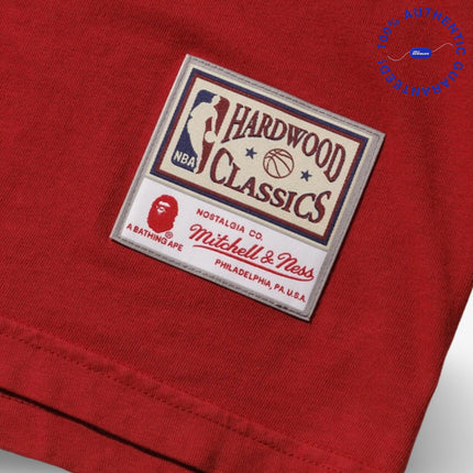 BAPE / A Bathing Ape x Mitchell and Ness x NBA 'Cavs / Cleveland Cavaliers' Tee Burgundy (FW18) | SOLE SERIOUSS [3]