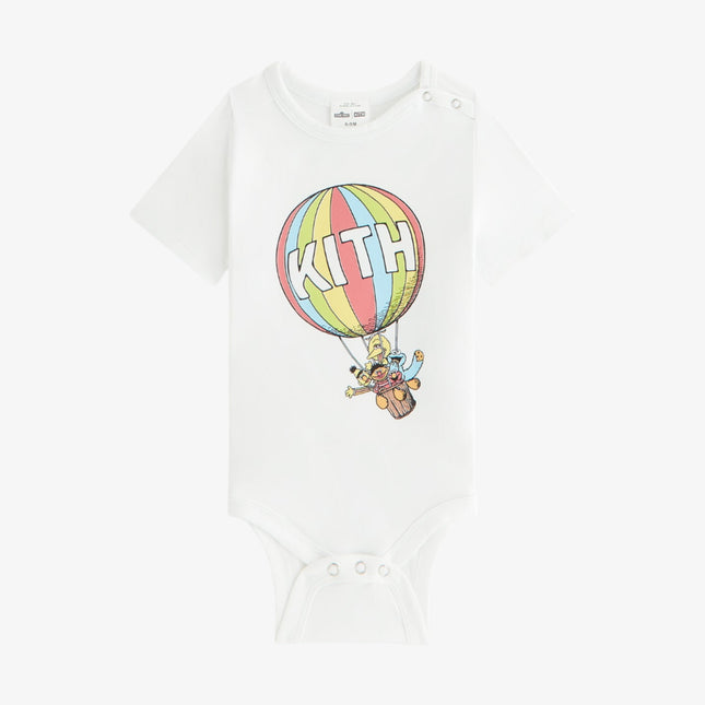 (Baby) Kith x Sesame Street Air Balloon Bodysuit White (FW24) KHBON0022-101 | SOLE SERIOUSS [1]