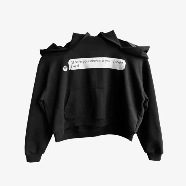 Billionaire Studios '2 Headed Twin' Hoodie Black / White - SOLE SERIOUSS (1)