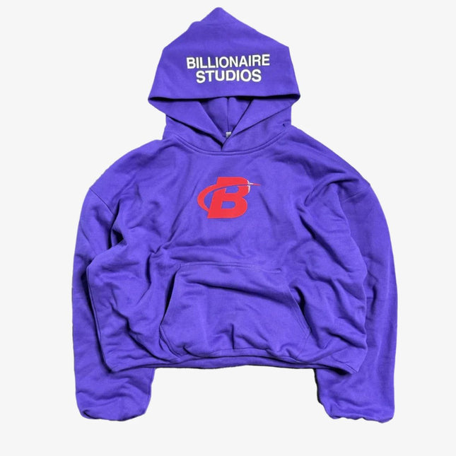 Billionaire Studios 'Blood Stain B' Sport Pullover Hoodie Purple / Red - SOLE SERIOUSS (1)