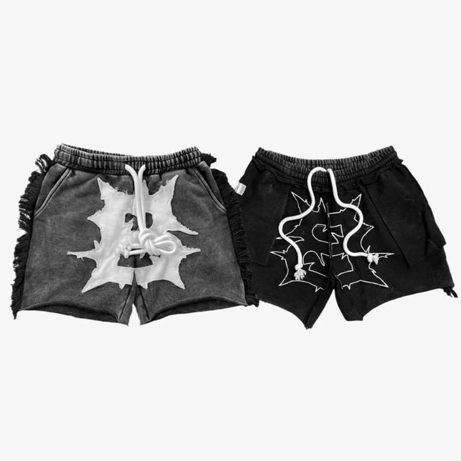 Billionaire Studios 'Bluto Hippie' (Reversible) Shorts Grey / Black - SOLE SERIOUSS (1)