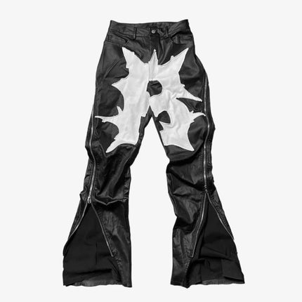 Billionaire Studios 'Bluto Stardom' Faux Leather Pants Black / White - SOLE SERIOUSS (1)