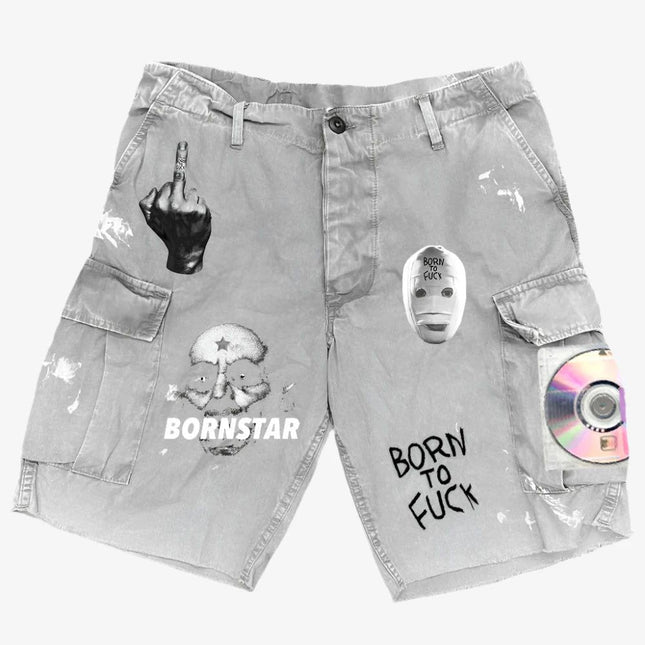 Billionaire Studios 'Born Scout' Cargo Shorts Grey - SOLE SERIOUSS (1)