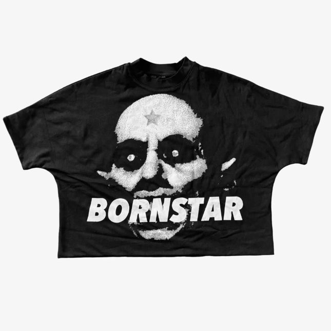 Billionaire Studios 'Bornstar Immortal' Double Layered Oversized Boxy Crop T-Shirt Black / White - SOLE SERIOUSS (1)