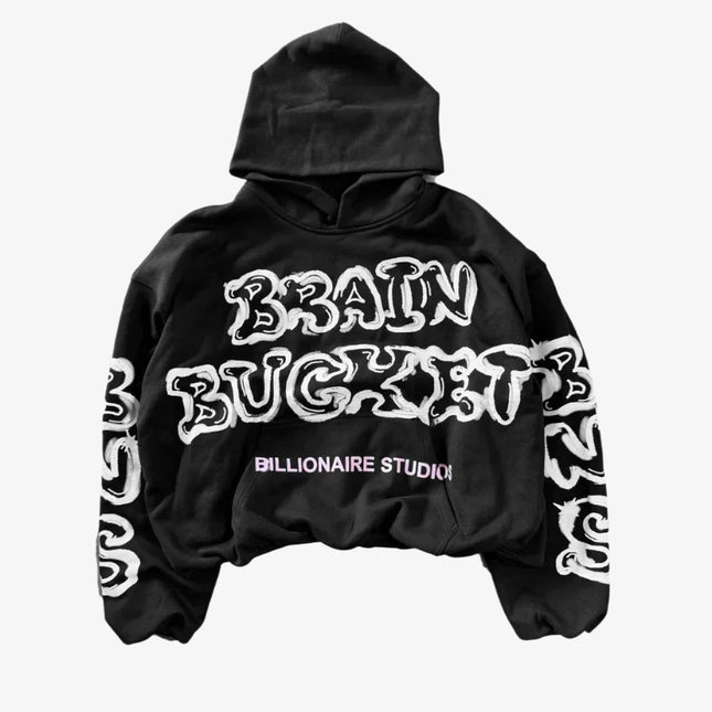 Billionaire Studios 'Brain Bucket' Hoodie Black / White - SOLE SERIOUSS (1)