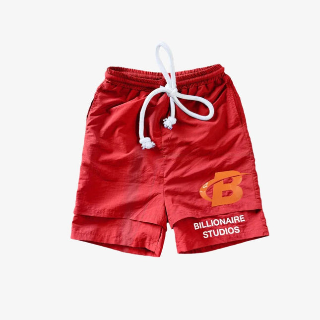 Billionaire Studios 'Infrared B' Gel Sport Shorts Red / Orange - SOLE SERIOUSS (1)