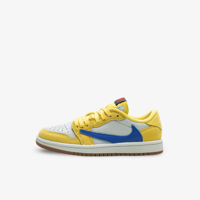 (PS) Air Jordan 1 Low OG SP x Travis Scott 'Canary / Elkins High School' (2024) DZ5909-700