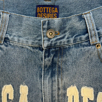 Bottega Desires Denim Shorts Blue - SOLE SERIOUSS (3)