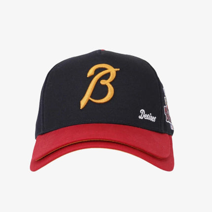 Bottega Desires Double Brim Snapback Hat Black - SOLE SERIOUSS (1)