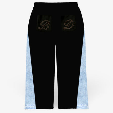 Bottega Desires 'Rockstar' Denim Sweatpant Black - SOLE SERIOUSS (2)