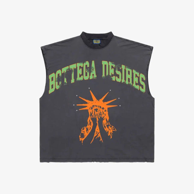 Bottega Desires 'Unruly Desires' Sleeveless T-Shirt Grey - SOLE SERIOUSS (1)