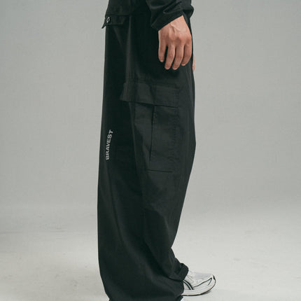 Bravest Studios Baggy Cargo Pants Black - SOLE SERIOUSS (2)