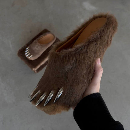 Bravest Studios Bear Claw Mules Brown | SOLE SERIOUSS [3]