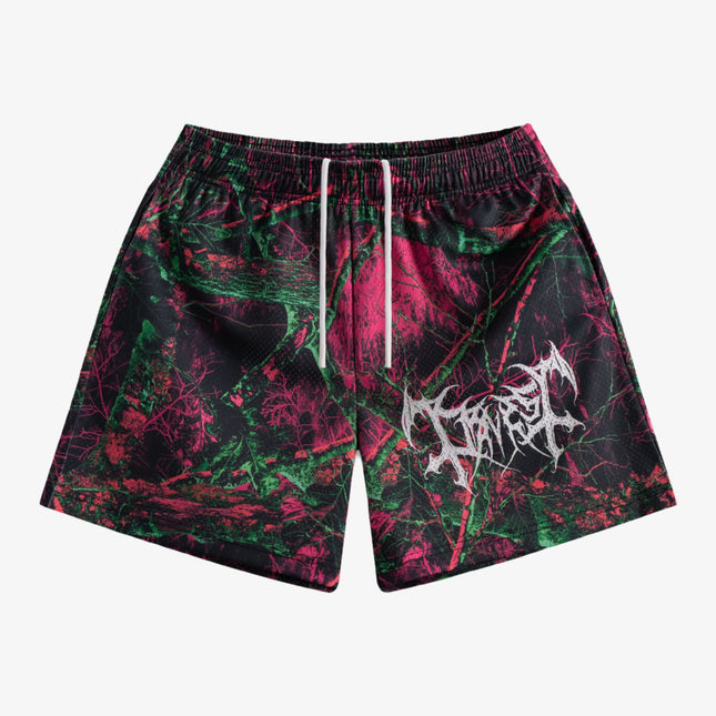 Bravest Studios 'Gothic Camo' Shorts Black / Pink - SOLE SERIOUSS (1)