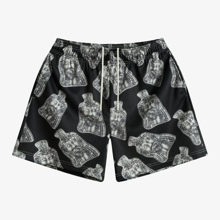 Bravest Studios 'Jesus Piece' Shorts Black - SOLE SERIOUSS (1)