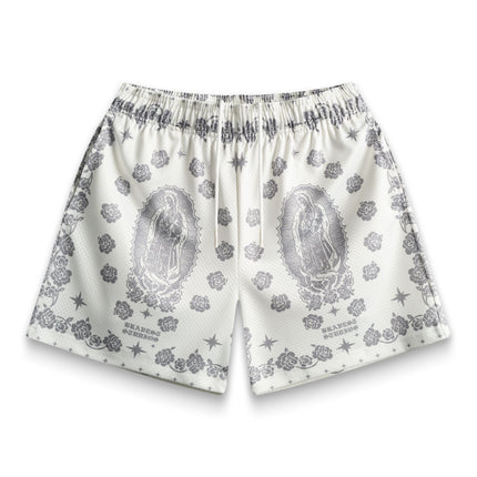 Bravest Studios 'Mary' Shorts White / Grey