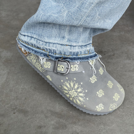 Bravest Studios 'Paisley' Clogs Grey - SOLE SERIOUSS (2)