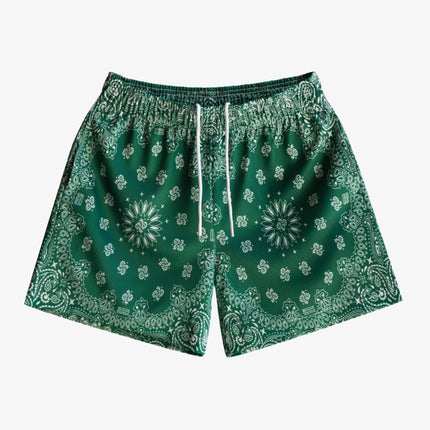 Bravest Studios 'Paisley' Shorts Green - SOLE SERIOUSS (1)