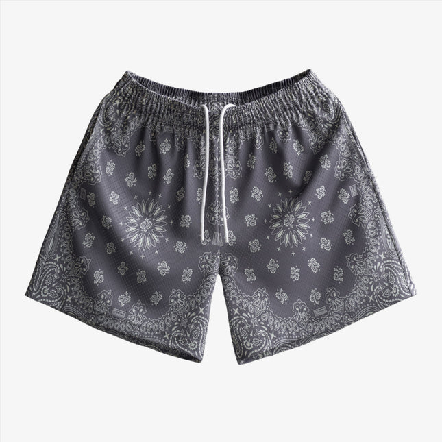 Bravest Studios 'Paisley' Shorts Grey - SOLE SERIOUSS (1)