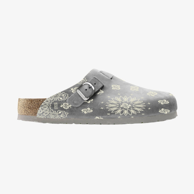 Bravest Studios 'Paisley' Suede Clogs Grey - SOLE SERIOUSS (1)