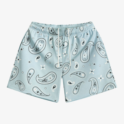 Bravest Studios 'Paisley V3' Shorts Sky Blue - SOLE SERIOUSS (1)