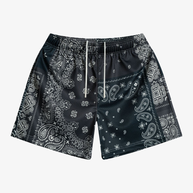 Bravest Studios 'Patchwork Paisley' Shorts Black - SOLE SERIOUSS (1)