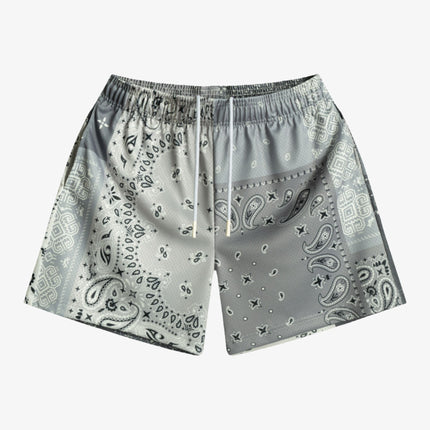 Bravest Studios 'Patchwork Paisley' Shorts Grey - SOLE SERIOUSS (1)