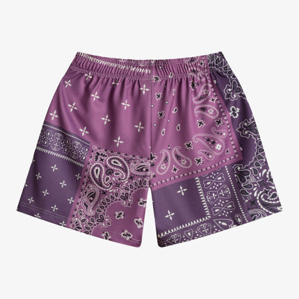 Bravest Studios 'Patchwork Paisley' Shorts Purple - SOLE SERIOUSS (2)