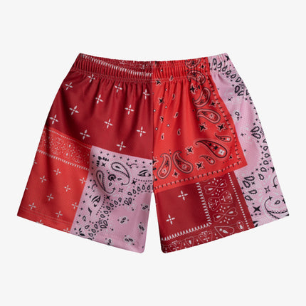 Bravest Studios 'Patchwork Paisley' Shorts Red - SOLE SERIOUSS (2)