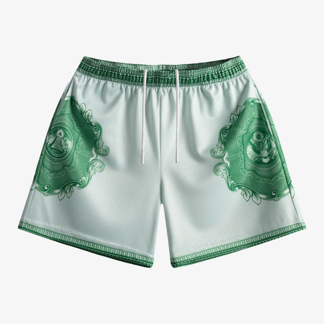 Bravest Studios 'Scratch' Shorts White / Green - SOLE SERIOUSS (1)