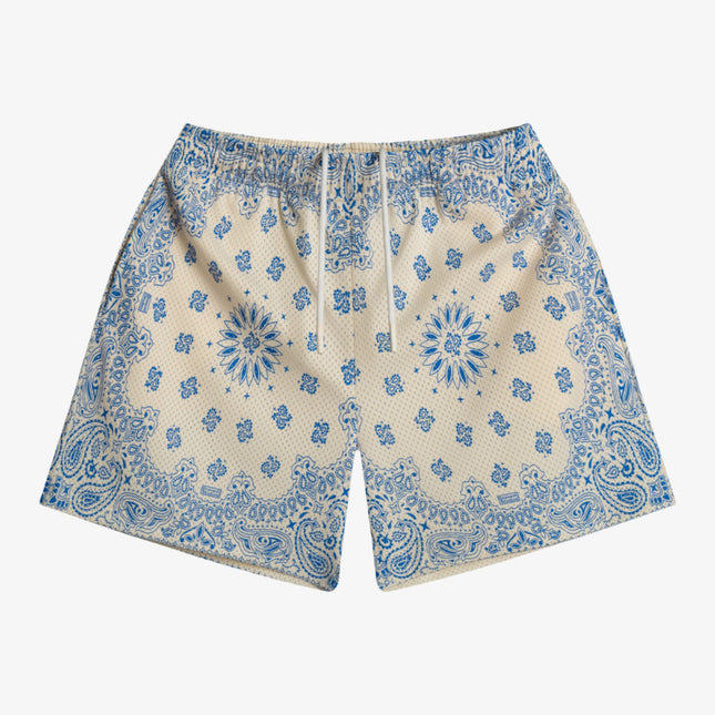 Bravest Studios 'Screenprinted Paisley' Shorts Cream - SOLE SERIOUSS (1)